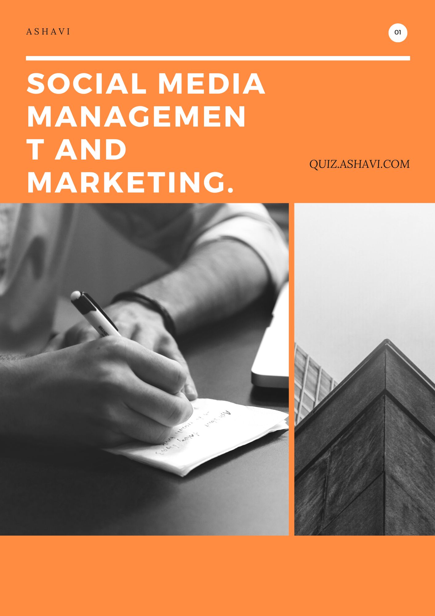 Social media management and marketing.